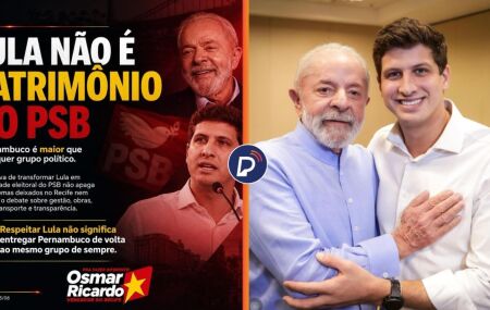 Lula e Jo&atilde;o Campos e Osmar Ricardo 
