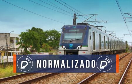 Ramal Camaragibe do Metr&ocirc; do Recife volta a operar normalmente ap&oacute;s pane el&eacute;trica nesta quarta (29)