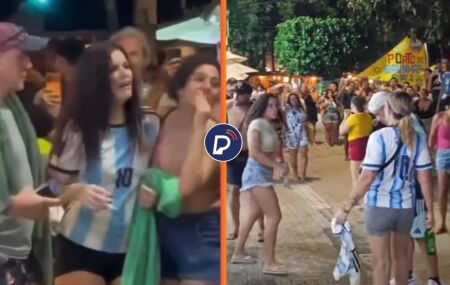 Deu ruim! Torcedores argentinos causam confus&atilde;o em Porto de Galinhas ap&oacute;s derrota na final da Copa 