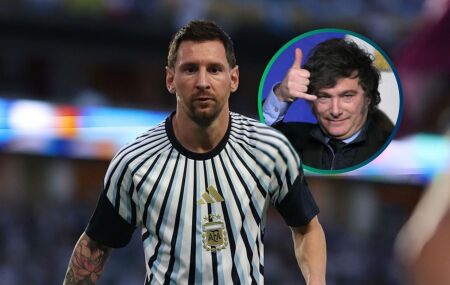 Messi afirma que argentinos n&atilde;o chegam com dinheiro ao "fim do m&ecirc;s" e Javier Milei confirma