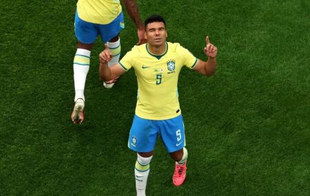 Casemiro, volante da Sele&ccedil;&atilde;o Brasileira.