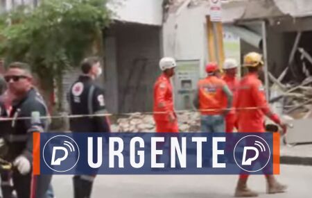 Desabamento no Centro do Recife.