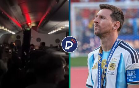 Passageiros comemoram em Avi&atilde;o