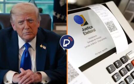 Donald Trump, presidente dos EUA e Urna Eletr&ocirc;nica 