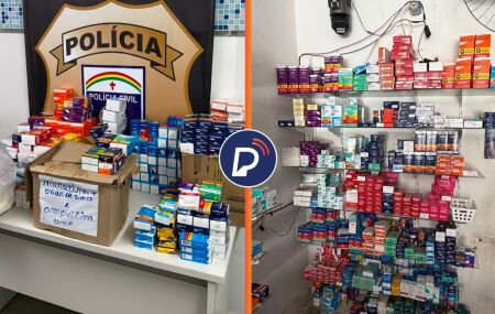 Homem suspeito de comercializar medicamentos de uso controlado sem a autoriza&ccedil;&atilde;o exigida pela legisla&ccedil;&atilde;o. 