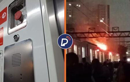 Ocorr&ecirc;ncia el&eacute;trica provocou inc&ecirc;ndio entre as esta&ccedil;&otilde;es Tatuap&eacute; e Br&aacute;s, interrompeu a circula&ccedil;&atilde;o nas linhas 11-Coral, 12-Safira e 13-Jade e obrigou passageiros a deixarem os trens.