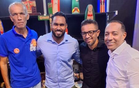 Prefeito em exerc&iacute;cio de Olinda, Chiquinho (PSD), e o pr&eacute;-candidato a deputado estadual Professor Lup&eacute;rcio (PSD).