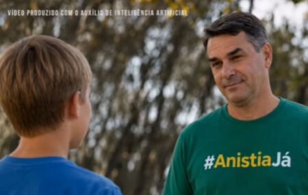O senador e pr&eacute;-candidato &agrave; Presid&ecirc;ncia, Fl&aacute;vio Bolsonaro (PL-RJ).