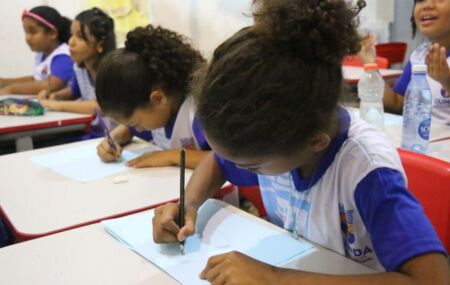 Alunos da Rede Municipal de Ensino de Olinda.