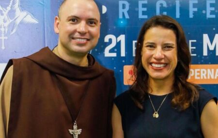 Raquel Lyra e Frei Gilson.