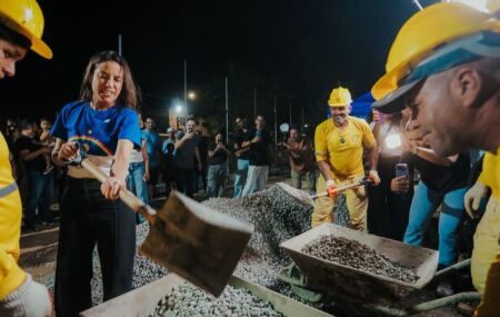 A governadora e pr&eacute;-candidata &agrave; reelei&ccedil;&atilde;o, Raquel Lyra (PSD). 