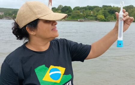 An&aacute;lise da &aacute;gua do Rio Timb&oacute; em Paulista