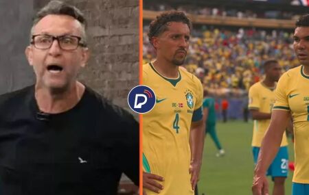 Craque Neto, Marquinhos e Casemiro, jogadores da sele&ccedil;&atilde;o