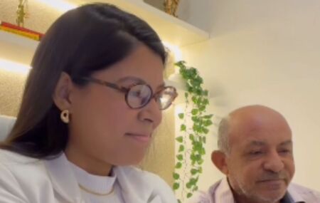 Dhandara e seu pai, Benvindo 