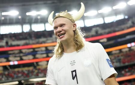 Haaland, atacante da Noruega.