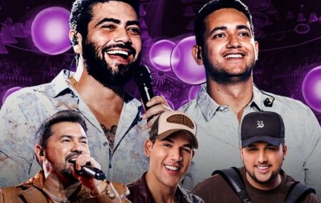 Henrique & Juliano far&atilde;o show em Recife com Xand Avi&atilde;o e Z&eacute; Vaqueiro.