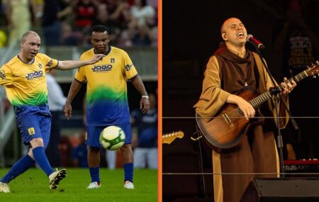 Time Frei Gilson vence partida pela solidariedade na Arena PE diante de 30 mil pessoas