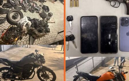 PM desarticula grupo suspeito de roubos e desmanche de motos em Abreu e Lima (PE)