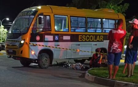 Adolescente de 13 anos morre ap&oacute;s ser atropelado por &ocirc;nibus escolar em Arcoverde (PE)