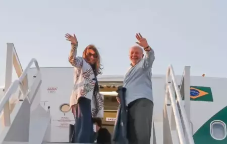 Lula e Janja em viagem