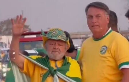 Lula do Bem e Bolsonaro.