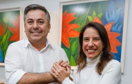 Marcos Patriota e Raquel Lyra.