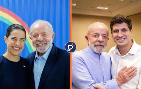 Lula com Raquel Lyra e Jo&atilde;o Campos