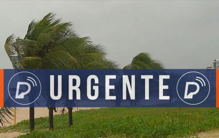 Ventania em praia.