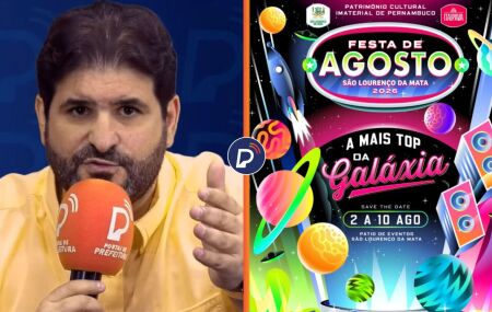 Vin&iacute;cius Labanca anuncia program&ccedil;&atilde;o da Festa de Agosto 2026.