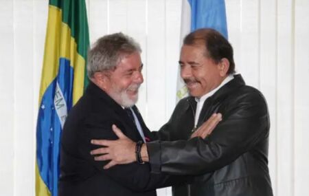 Daniel Ortega e Lula 