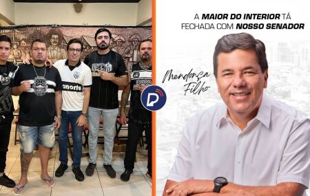 Torcidas organizadas do Central fecham com o PL e refor&ccedil;am palanque de Mendon&ccedil;a Filho ao Senado em Caruaru
