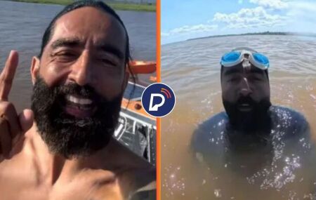 Homem-Peixe faz jus ao nome e reaparece vivo ap&oacute;s sumir durante travessia de rio no Par&aacute;