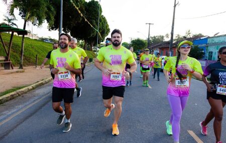 C&eacute;sar Ramos participa de corrida.