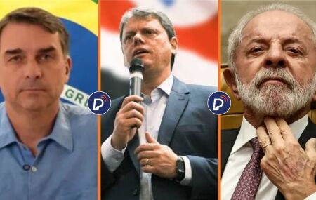 Fl&aacute;vio Bolsonaro, Tarc&iacute;sio de Freitas e Lula