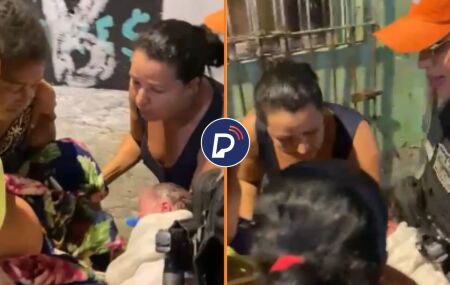 M&atilde;e em trabalho de parto &eacute; atendida por policiais