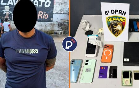 Pol&iacute;cia prende suposto l&iacute;der de organiza&ccedil;&atilde;o criminosa 