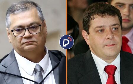 Ministro Fl&aacute;vio Dino e Lulinha, filho do presidente Lula