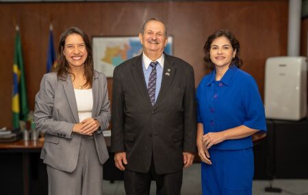 Raquel Lyra, Fernando Cerqueira e Priscila Krause