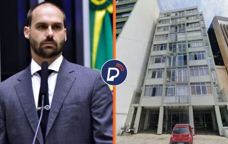 Apartamento de Eduardo Bolsonaro no Rio de Janeiro.&nbsp;