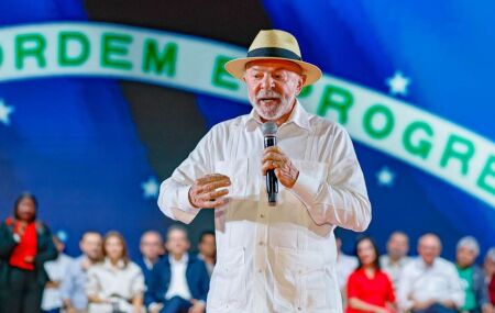Lula em conven&ccedil;&atilde;o do PT na Bahia