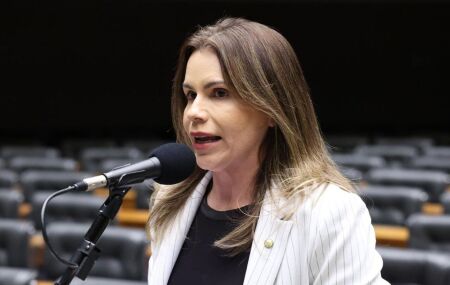 Clarissa T&eacute;rcio durante manifesta&ccedil;&atilde;o em defesa da vida e contra o aborto