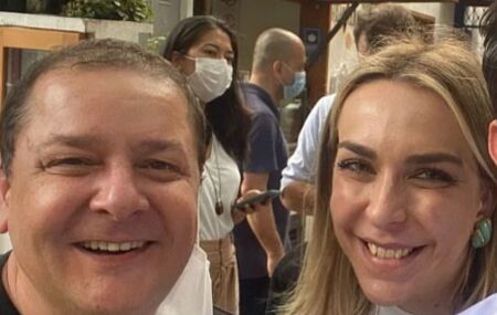 Lulinha e Roberta Luchsinger 