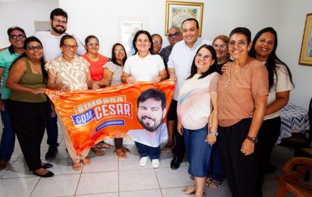 O momento de confraterniza&ccedil;&atilde;o foi realizado na Casa Paroquial, localizada em Cruz de Rebou&ccedil;as. 