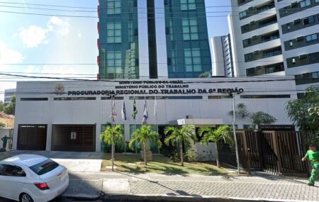 Sede da Procuradoria Regional do Trabalho - 6&ordf; Regi&atilde;o, no Recife.