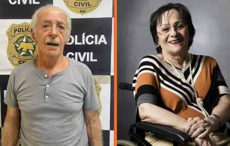 Marco Ant&ocirc;nio Heredia Viveros e Maria da Penha, cuja hist&oacute;ria deu origem &agrave; lei que leva o nome da ativista.