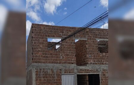 A obra fica no Loteamento Boa Vista, em Goiana, na Mata Norte do estado.