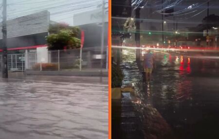 Chuvas no Grande Recife: alagamentos travam principais avenidas e complicam tr&acirc;nsito nesta ter&ccedil;a (4)