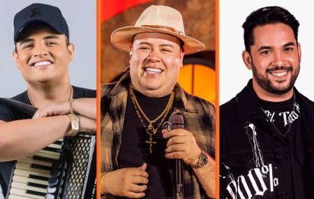 Festa de Agosto: Tarc&iacute;sio do Acordeon, Rey Vaqueiro e Henry Freitas nesta quarta (5); veja hor&aacute;rios