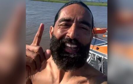 O "Homem-Peixe" &eacute; Wilber Hon&oacute;rio Mu&ntilde;oz e foi encontrado sem ferimentos.