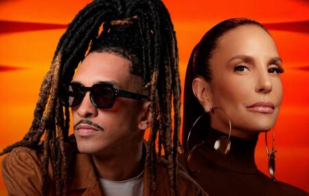 PC Macabu e Ivete Sangalo na capa do feat "Arde Outra Vez", sucesso de Thalles Roberto.